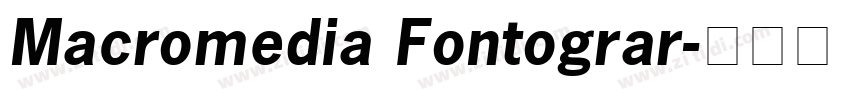 Macromedia Fontograr字体转换